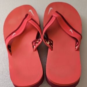 Nike Coral Sandals with Logo